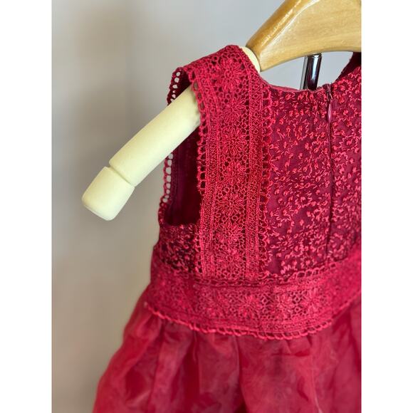 Trish Scully Girls Lace Dress - Size 6M-12M - Picture 8 of 9